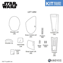 Load image into Gallery viewer, STAR WARS™ First Order Stormtrooper Armor Kit Replacement Parts