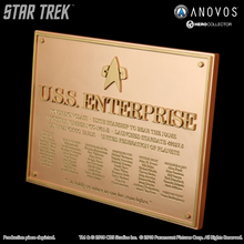 Load image into Gallery viewer, STAR TREK™: FIRST CONTACT U.S.S. Enterprise NCC-1701-E Collectible Dedication Plaque Replica