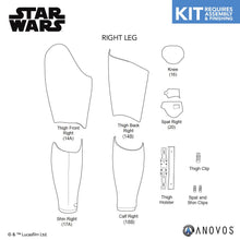 Load image into Gallery viewer, STAR WARS™ First Order Stormtrooper Armor Kit Replacement Parts