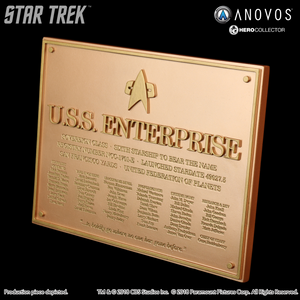 STAR TREK™: FIRST CONTACT U.S.S. Enterprise NCC-1701-E Collectible Dedication Plaque Replica