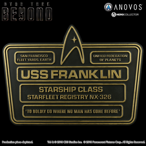 STAR TREK™: BEYOND U.S.S. Franklin NX-326 Collectible Dedication Plaque Replica