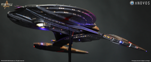 STAR TREK™: DISCOVERY — NCC-1227 U.S.S. Shenzhou Studio-Scale Starship Filming Miniature (Made to Order)