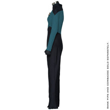 Load image into Gallery viewer, Star Trek: The Next Generation Women&#39;s Sciences Green Teal Uniform Jumpsuit - Size Large
