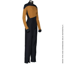 Load image into Gallery viewer, Star Trek: The Next Generation Women&#39;s Services Mustard Uniform Jumpsuit
